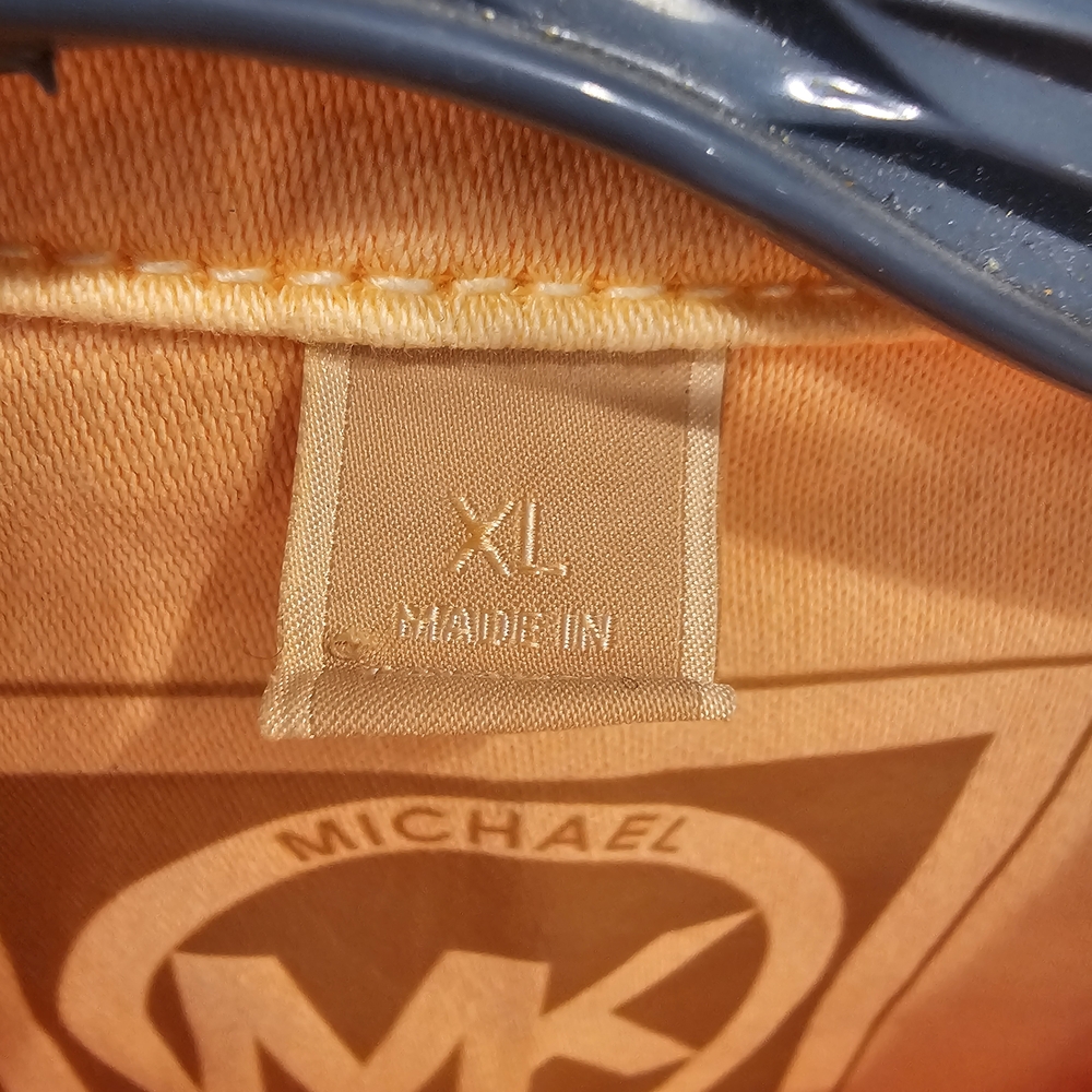 Michael Kors Women's Light Orange Jean Jacket - Picture 3 of 3